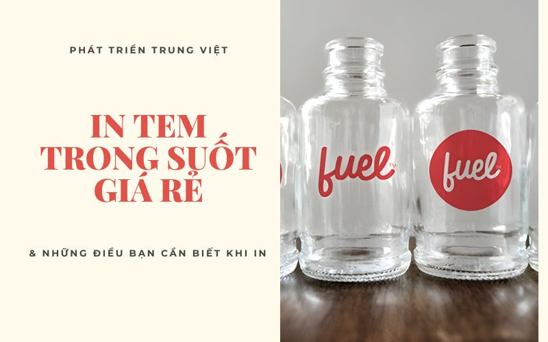 In tem trong suốt giá rẻ và những điều bạn cần biết khi in